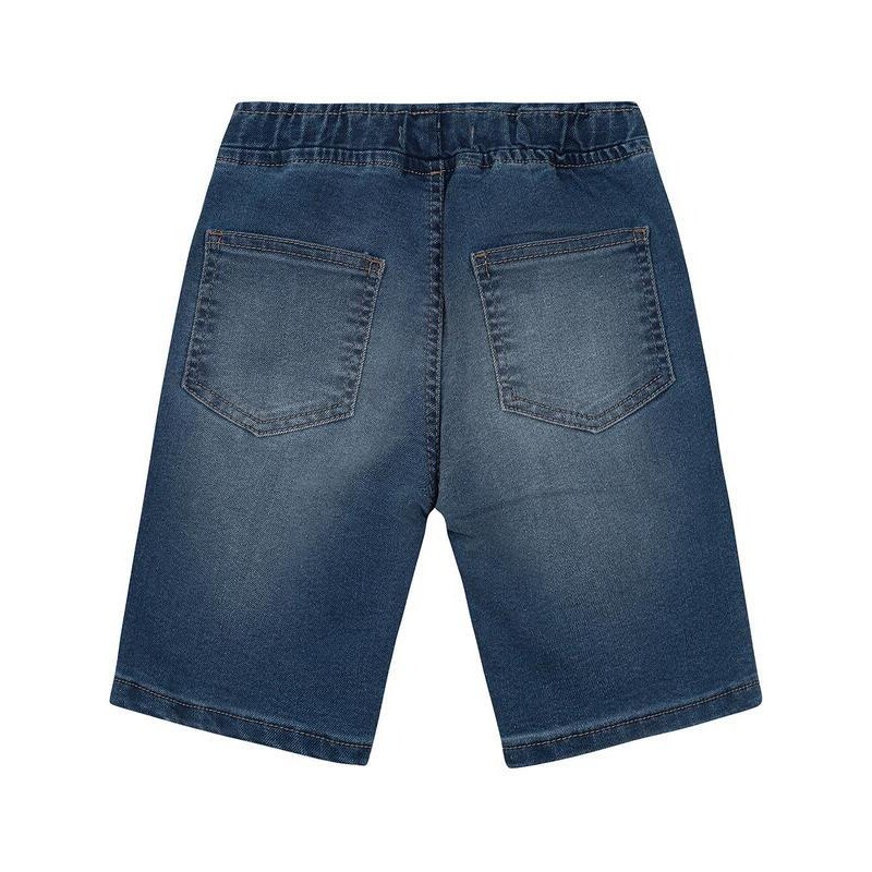 Carinhoso Bermuda Azul Slim Jeans Estonada Menino