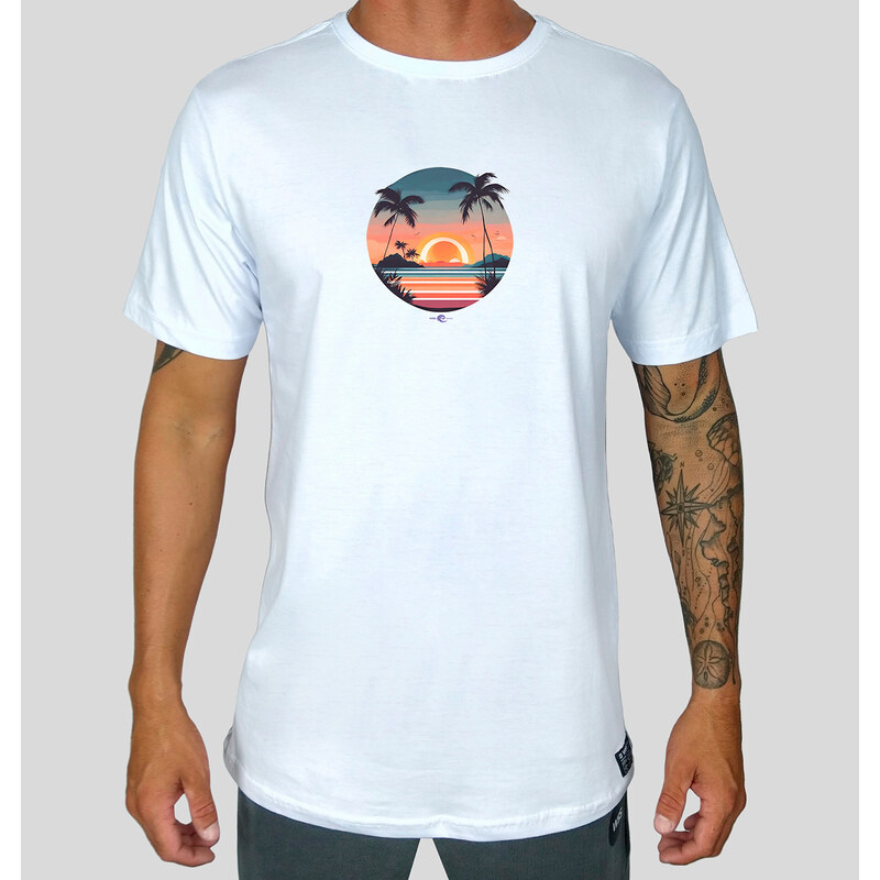 Camiseta Plus Size WSS Brasil Sunset Back Prime - Masculina