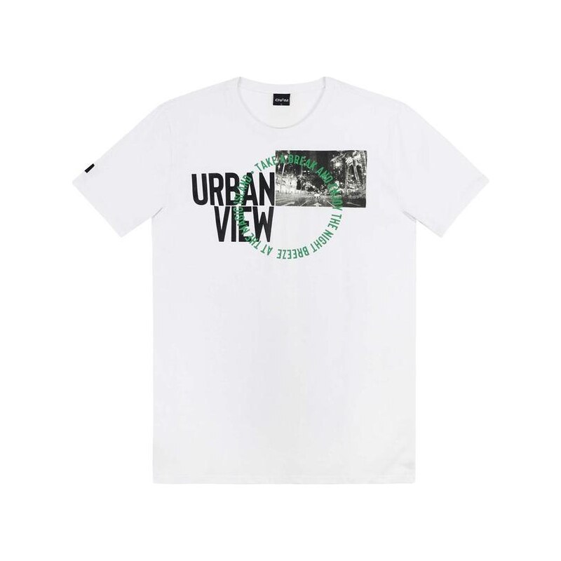 Enfim Camiseta Slim Urban View Branco