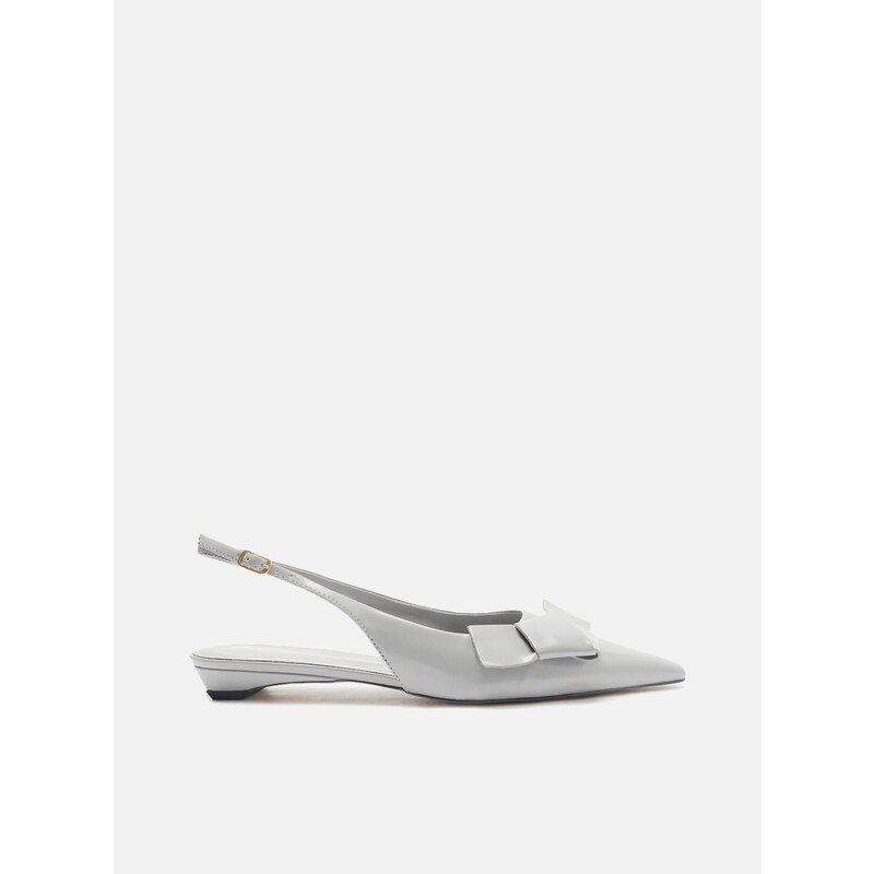 Sapatilha Cinza Bico Fino Slingback La o Arezzo GLAMI .br