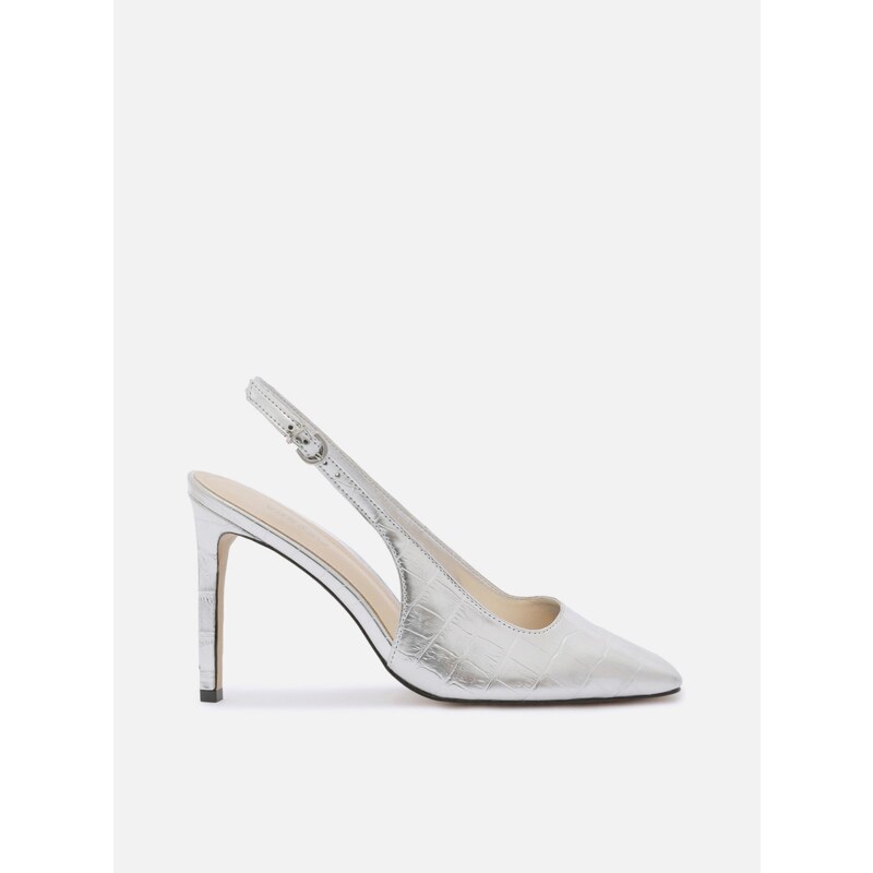 Scarpin cheap prata arezzo