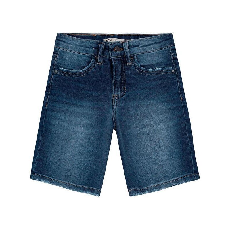Carinhoso Bermuda Comfort Jeans Menino Azul