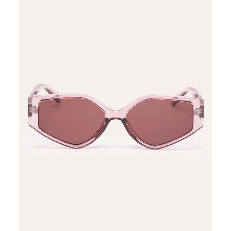 C&A óculos de sol oval transparente
