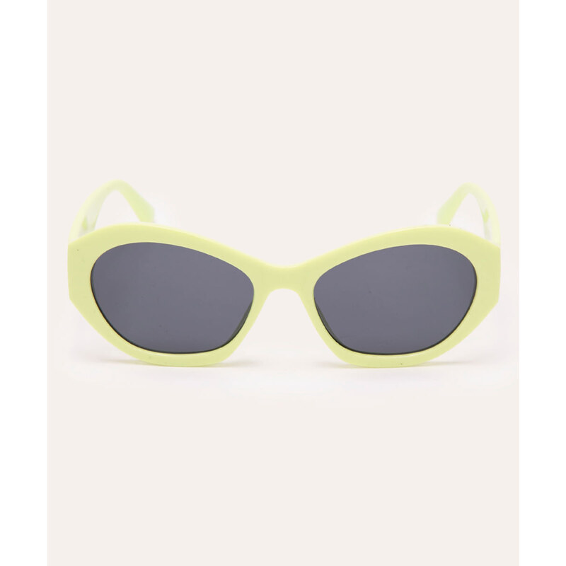 C&A óculos de sol oval verde