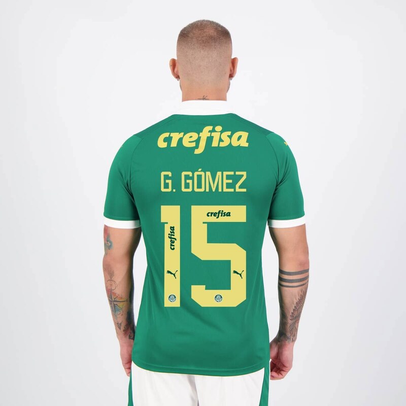 Camisa Puma Palmeiras I 2024 15 G. Gómez