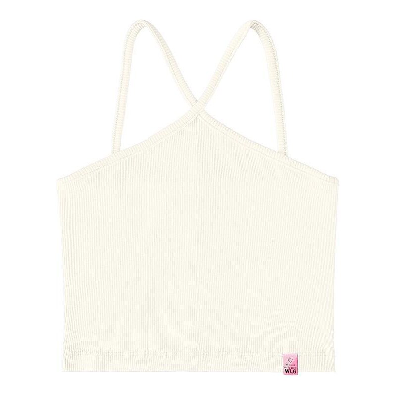 Gloss Top Cropped Básico Infantil Off White