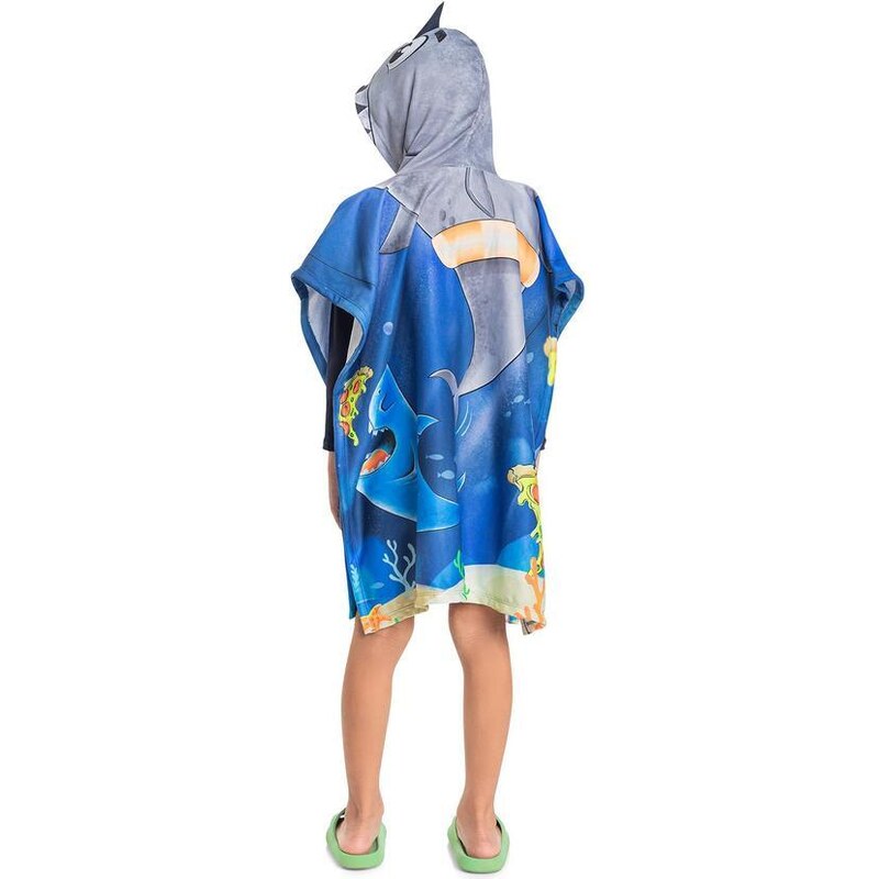 Quimby Toalha de Praia Infantil para Menino Azul