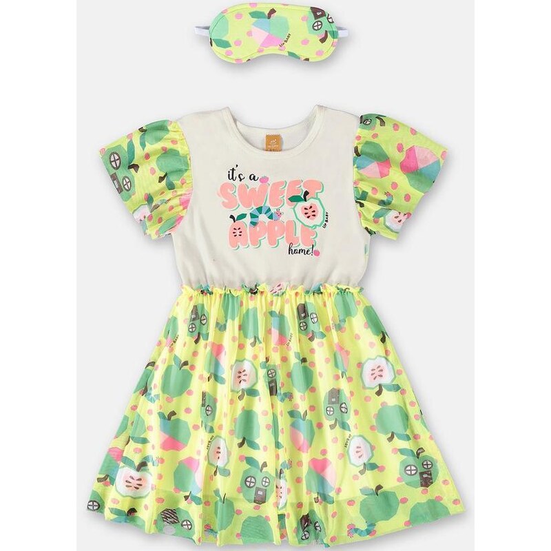 Up Baby Pijama Dino Rainbows para Menina Bege