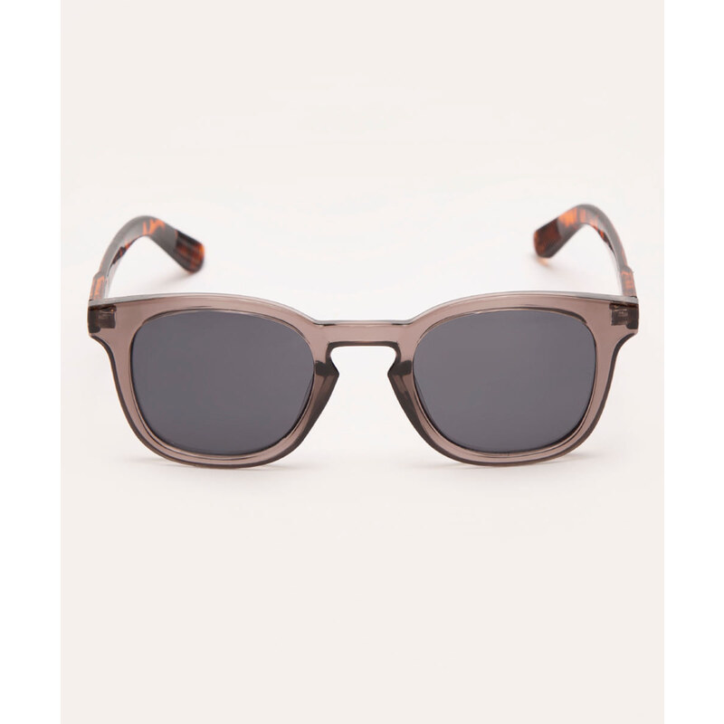 C&A óculos de sol oval clear triton cinza