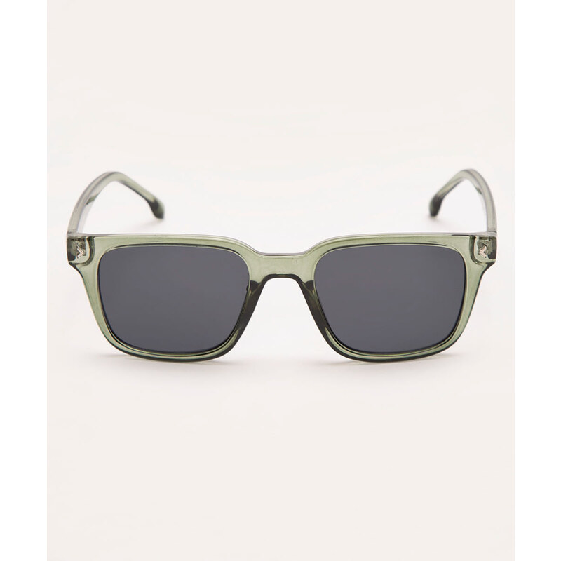 C&A óculos de sol quadrado clear triton verde