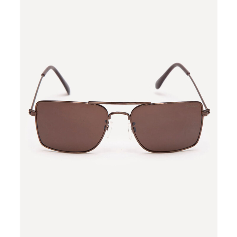 C&A óculos de sol quadrado triton marrom