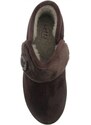 Sapato Leffa de Quarto 976 Casa com pele Lã Camurça | Dtalhe