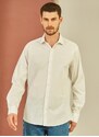 Camisa ML FORUM Slim Fit - Branco - P