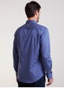 Camisa ML FORUM Slim Fit - Azul Marinho - G