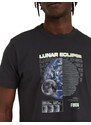 Camiseta Forum Masculina Slim Lunar Eclipse Noir Chumbo