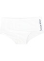 Sunga Calvin Klein Swimwear Trunk Vertical Logo Branca