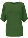 Bonprix Blusa com Ombros Vazados Verde
