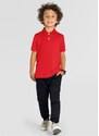 Brandili Camisa Polo Infantil Menino em Malha Vermelho