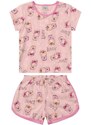 Rovi Kids Pijama Infantil Feminino Milkshake Rosa