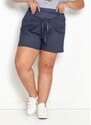 Marguerite Short Azul Jeans com Amarração Plus Size