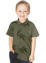 Rovi Kids Camisa Infantil Masculina com Botões Verde