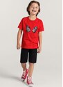 Brandili Camiseta Homem Aranha Infantil Menino Vermelho