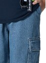 Malwee Kids Bermuda Azul Loose Fit Jeans Menino