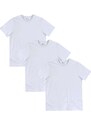 Kit com 3 Camisetas Masculina Hering 4fv2 1a-Branco