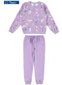 Pijama Infantil Menina Longo Malwee 1000105305 Ce59a-Lilás