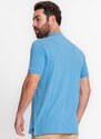 Diametro Camisa Polo Masculina em Piquet Azul
