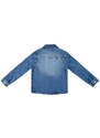 Malwee Kids Jaqueta Azul Escuro Jacket Shirt Jeans Menina