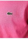Camiseta Lacoste Masculina Classic Pima Cotton Logo Rosa