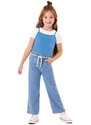 Malwee Kids Calça Jeans Menina Azul Claro