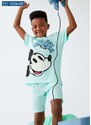 Hering Pijama Infantil Menino Curto Mickey Mouse 56k6 Wc3-Verde-Claro