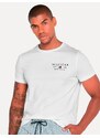 Camiseta Tommy Hilfiger Masculina Brand Love Small Logo Branca