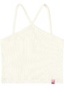 Gloss Top Cropped Básico Infantil Off White