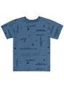 Quimby Camiseta Always Ahead Infantil Azul Marinho