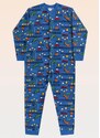 Fakini Kids Macacão de Pijama Azul