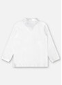 Up Baby Camisa Polo em Suedine Infantil Branco