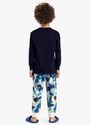 Rovi Kids Pijama Infantil Masculino Dino Azul