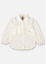 Up Baby Camisa Manga Longa Infantil Off White