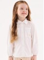 Up Baby Camisa Manga Longa Infantil Off White
