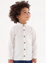 Up Baby Camisa Social Infantil Menino Off White