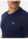 Camiseta Lacoste Masculina Basic Sport Quick Dry Azul Marinho