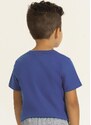 Cativa Camiseta Estampada Brilha no Escuro Azul