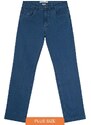 Malwee Calça Masculina Tradicional Flex Jeans Azul