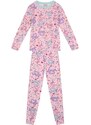 Brandili Pijama Infantil Menina com Blusão e Jogger Rosa